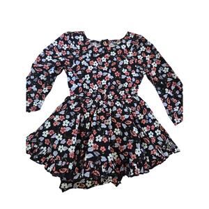Little Minis Floral Long Sleeve Dress